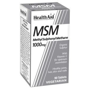 Health Aid Msm Methyl sulfonyl methane 1000mg, 90 tabets Health Aid Msm Methyl sulfonyl methane 1000mg, 90 tabets
