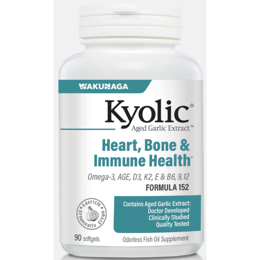 Kyolic 152 Heart, Bone, and Immune Health, 90 capsules
