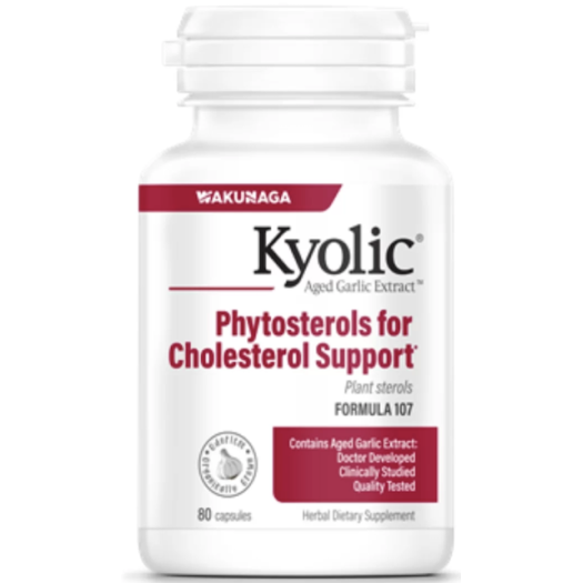 Kyolic 107 Phytosterols for Cholesterol Support, 80 capsules