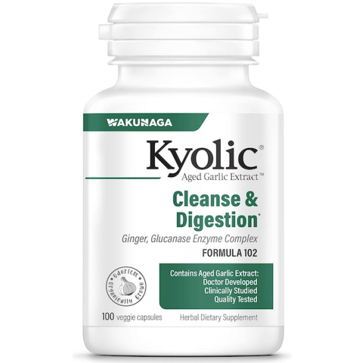 Kyolic 102 Cleanse & Digestion ( Candida Cleanse And Digestion ), 100 capsules