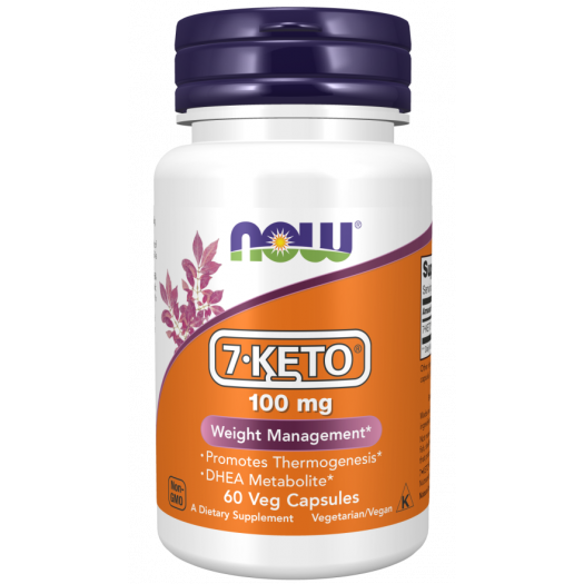 Now 7-KETO® 100mg, 60 Veg Capsules