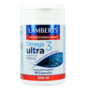Lamberts Omega 3 Ultra x 60 Capsule - Pure Fish Oil 1300mg Lamberts Omega 3 Ultra x 60 Capsule - Pure Fish Oil 1300mg