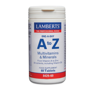 Lamberts A to Z Multivitamins & Minerals - 60 Tablets Lamberts A to Z Multivitamins & Minerals - 60 Tablets
