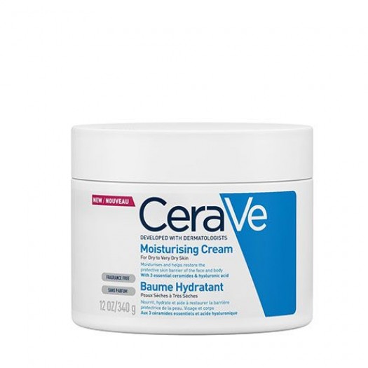 CeraVe Moisturising Cream 340gr For Face/Body For Dry & Very Dry Skin