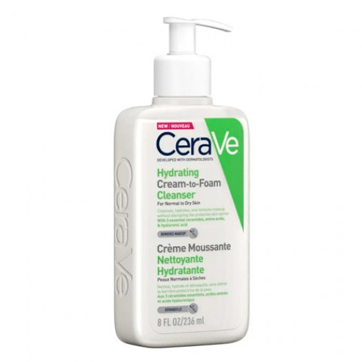 CeraVe Hydrating Cream-To-Foam Cleanser 236ml