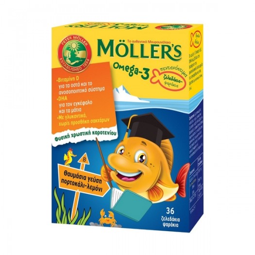 MOLLER'S KIDS GUMMIES 36X (LEMON & ORANGE)