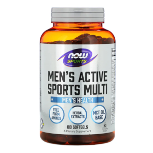 Now MEN'S EXTREME SPORTS MULTIVITAMIN, 180 Softgels Now MEN'S EXTREME SPORTS MULTIVITAMIN, 180 Softgels