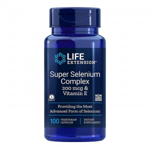 Life Extension Super Selenium Complex with Vitamin E - 200mcg - 100 vegetarian capsules Life Extension Super Selenium Complex with Vitamin E - 200mcg - 100 vegetarian capsules