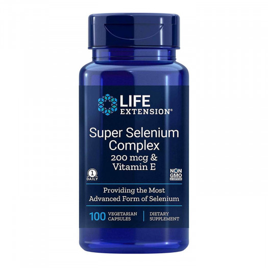 Life Extension Super Selenium Complex with Vitamin E - 200mcg - 100 vegetarian capsules