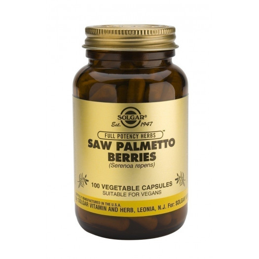 Solgar Saw Palmetto Berries, 100 vegetable capsules
