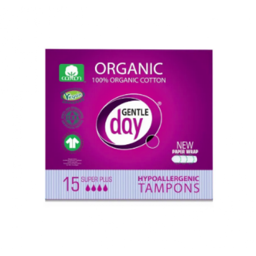 Gentle Day Tampons Super Plus, 15pcs