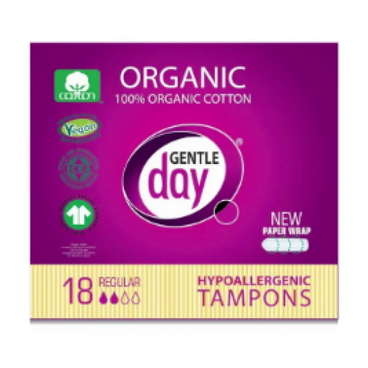 Gentle Day Tampons Regular, 18pcs