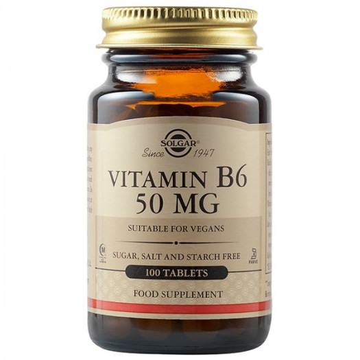 Solgar Vitamin B6 50mg, 100 tablets
