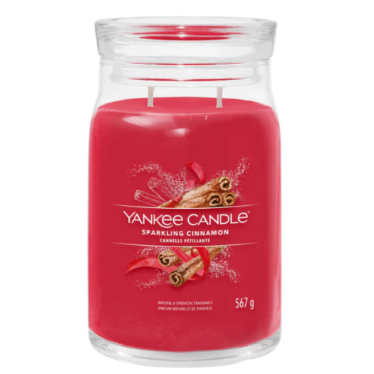 Yankee Sparkling Cinnamon candle, 567g