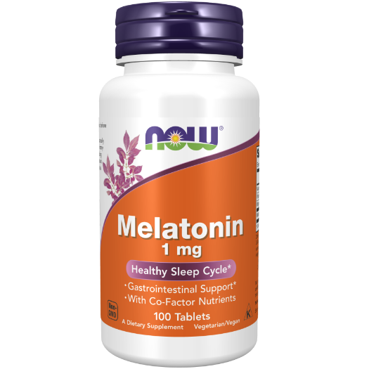 Now Melatonin 1mg, 100 tablets