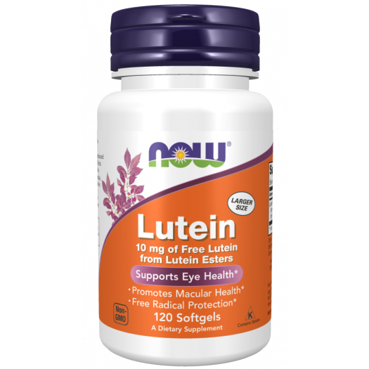 Now Lutein 10mg, 120 Softgels