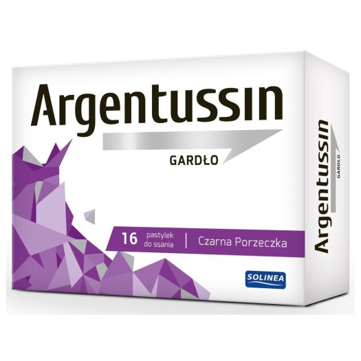 Solinea Argentussin Blackcurrent - 16 lozenges