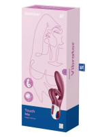 Satisfyer Touch Me Rabbit Vibrator, Red 