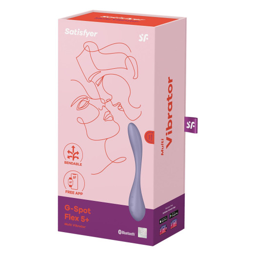 Satisfyer G Spot Flet 5+ Flexible, Lilac