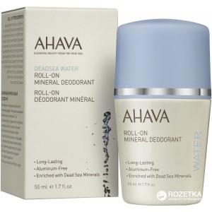 AHAVA Dead Sea Mineral Deodorant For Women, 50ml  AHAVA Dead Sea Mineral Deodorant For Women, 50ml