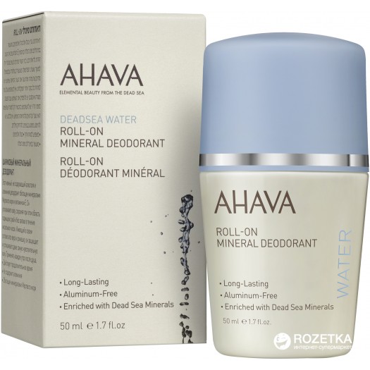 AHAVA Dead Sea Mineral Deodorant For Women, 50ml 