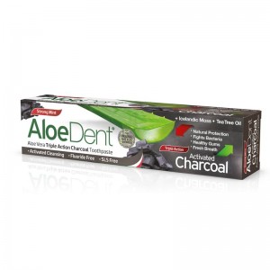 Aloedent Charcoal Toothpaste, 75ml Aloedent Charcoal Toothpaste, 75ml