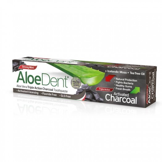 Aloedent Charcoal Toothpaste, 75ml