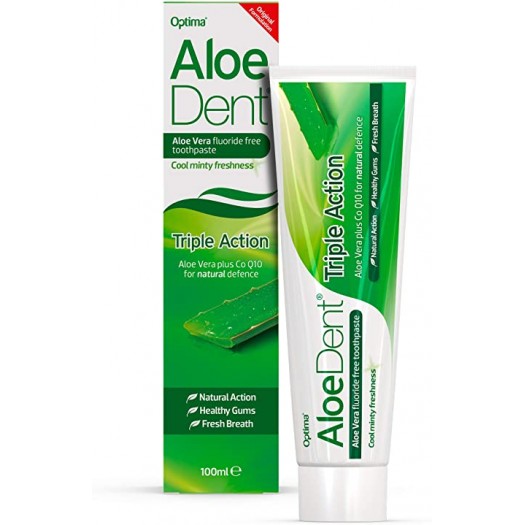 Aloe Dent Triple Action Aloe Vera Toothpaste, 100ml