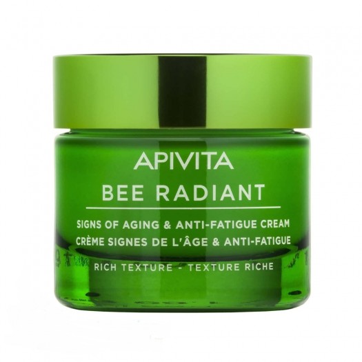 Apivita Bee Radiant Peony Anti-fatigue Rich, 50ml