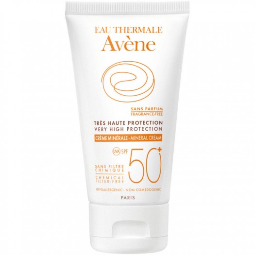 Avene Sun Face Very High Protection Mineral Cream SPF 50+, 50ml