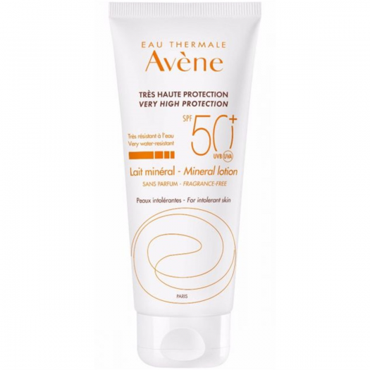 Avene Sun Face and Body Very High Protection Mineral Lotion SPF 50+, 100ml