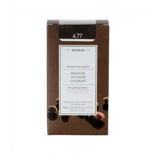 Korres 4,77, Dark Chocolate, Hair Color