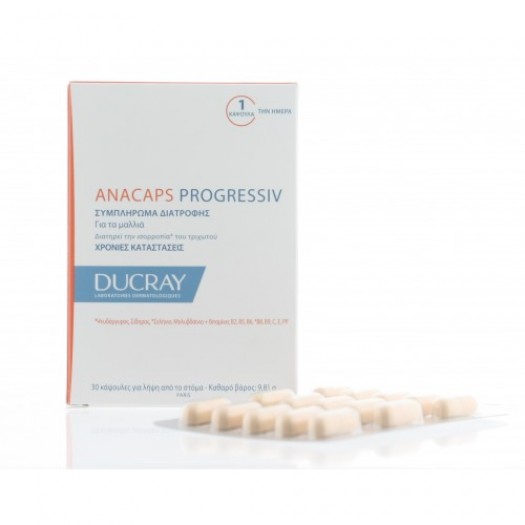 Ducray Anacaps Progressive, 30 Capsules
