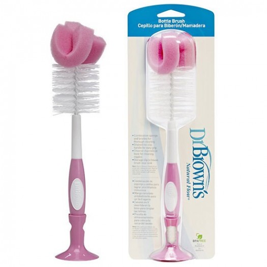 Dr Brown Standart Bottle Cleaning Brush, Pink