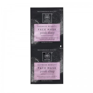 APIVITA Express beauty Gentle Cleansing Face Mask with Pink clay, 2 x 8ml APIVITA Express beauty Gentle Cleansing Face Mask with Pink clay, 2 x 8ml