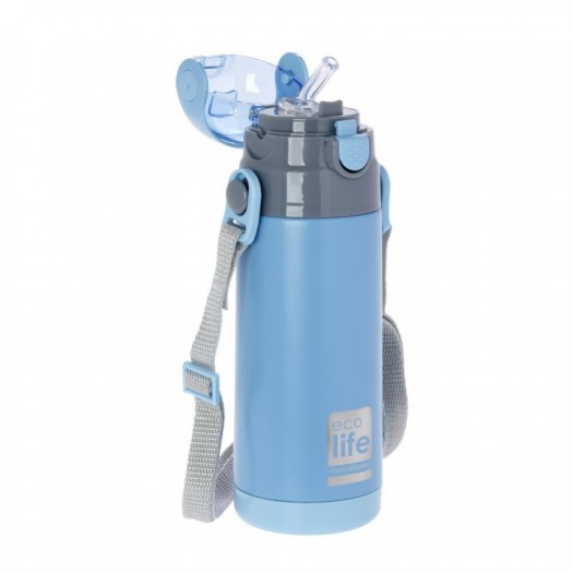 Eco life Metalic Thermos 400Ml - Blue