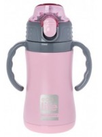 Ecolife Kids thermos Pink with handle, 300ml