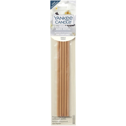 Yankee Spare sticks PRE-FRAGRANCED Vanilla,  5 sticks