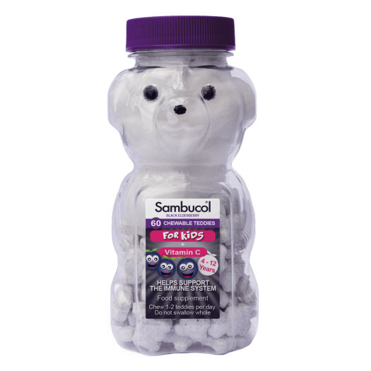 Sambucol for Kids, 60 Chewable Teddies