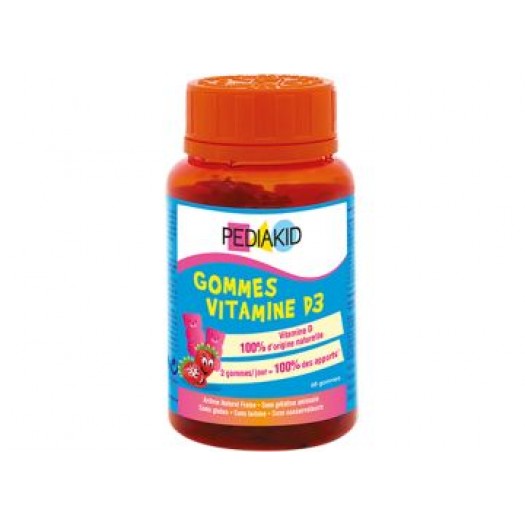 Pediakid Vitamin D3, 60 Gummies