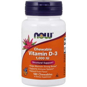 Now Vitamin D3 1000 IU 180 Chewables Now Vitamin D3 1000 IU 180 Chewables