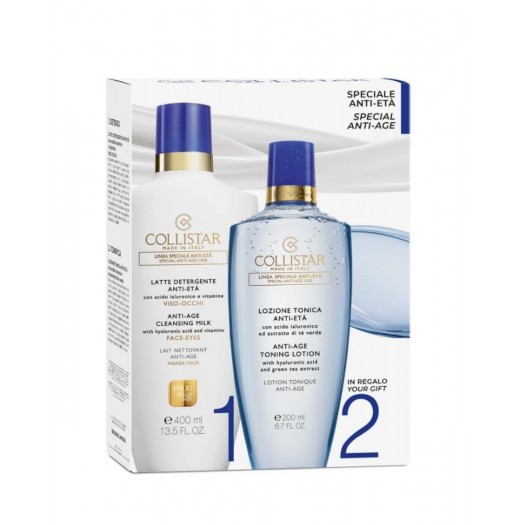 Collistar Anti-age Cleansing Milk + anti-age Lotion 2020, 400/200ml