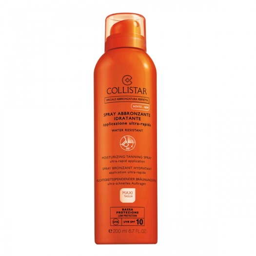 Collistar Sun Moisturizing Tanning Sprey  Spf 10, 200 ml