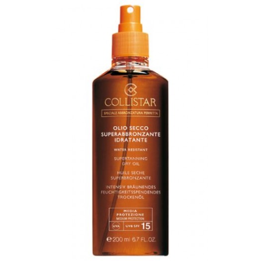 Collistar Sun Supertanning Moisturizing Oil Spray SPF 15, 200ml