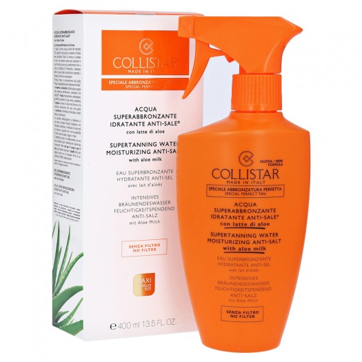 Collistar Sun Supertanning Water Anti-Salt With Aloe Milk Spray, 400ml