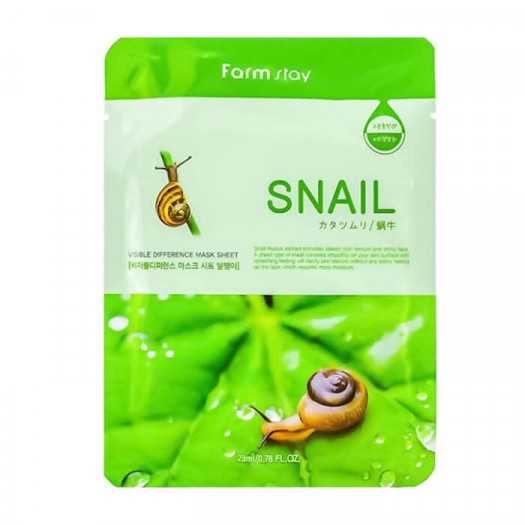 FarmStay Visible Difference Mask Sheet Snail, 1pcs
