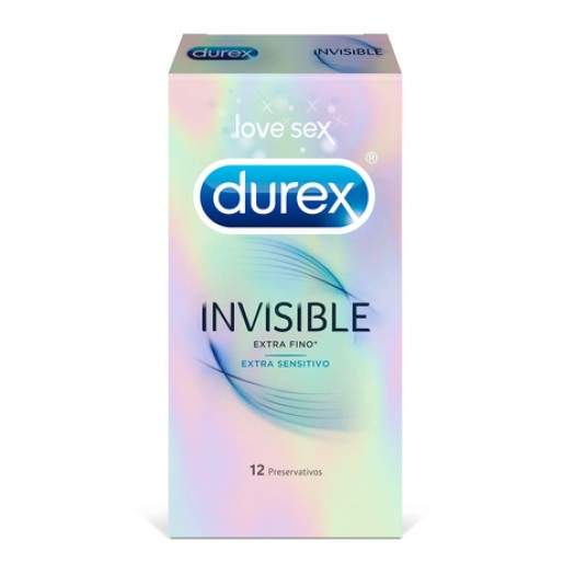 DUREX EXTRA SENSITIVE INVISIBLE CONDOMS 12 UNITS