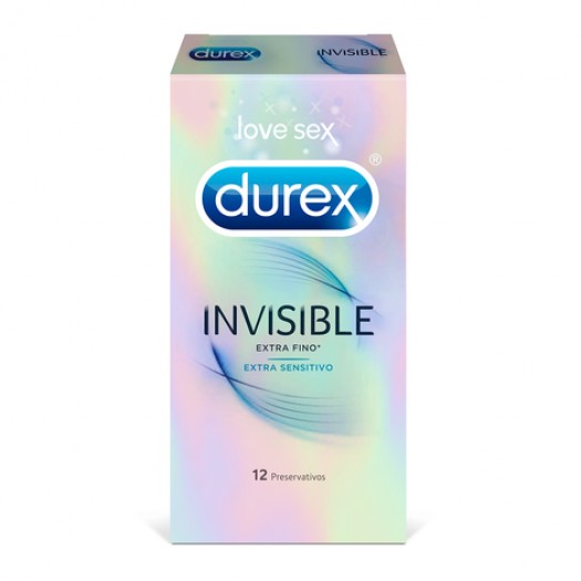 DUREX EXTRA SENSITIVE INVISIBLE CONDOMS 12 UNITS