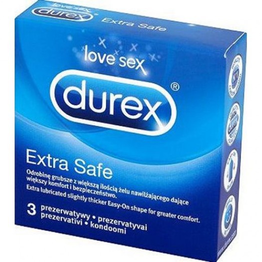 Durex Extra Safe, 3pcs