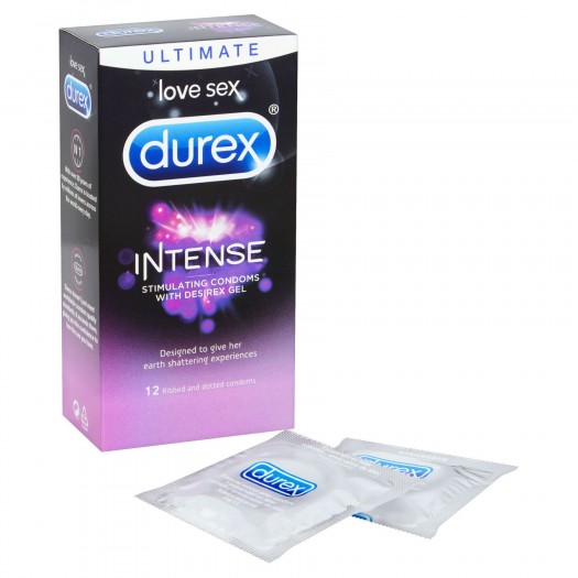 Durex Intense, 12 condoms